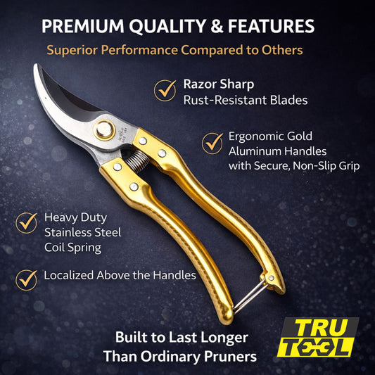 TruTool Garden Shears Pruners Scissor