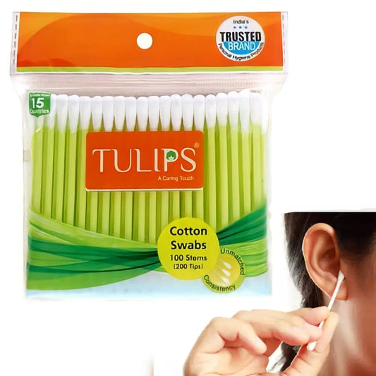 Tulips Cotton Ear Buds
