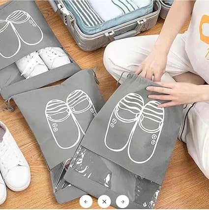 Travel Essentials Shoe Bags for Men and Women (3 pcs)