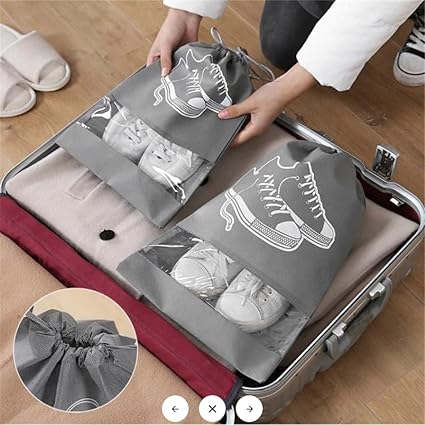 Travel Essentials Shoe Bags for Men and Women (3 pcs)