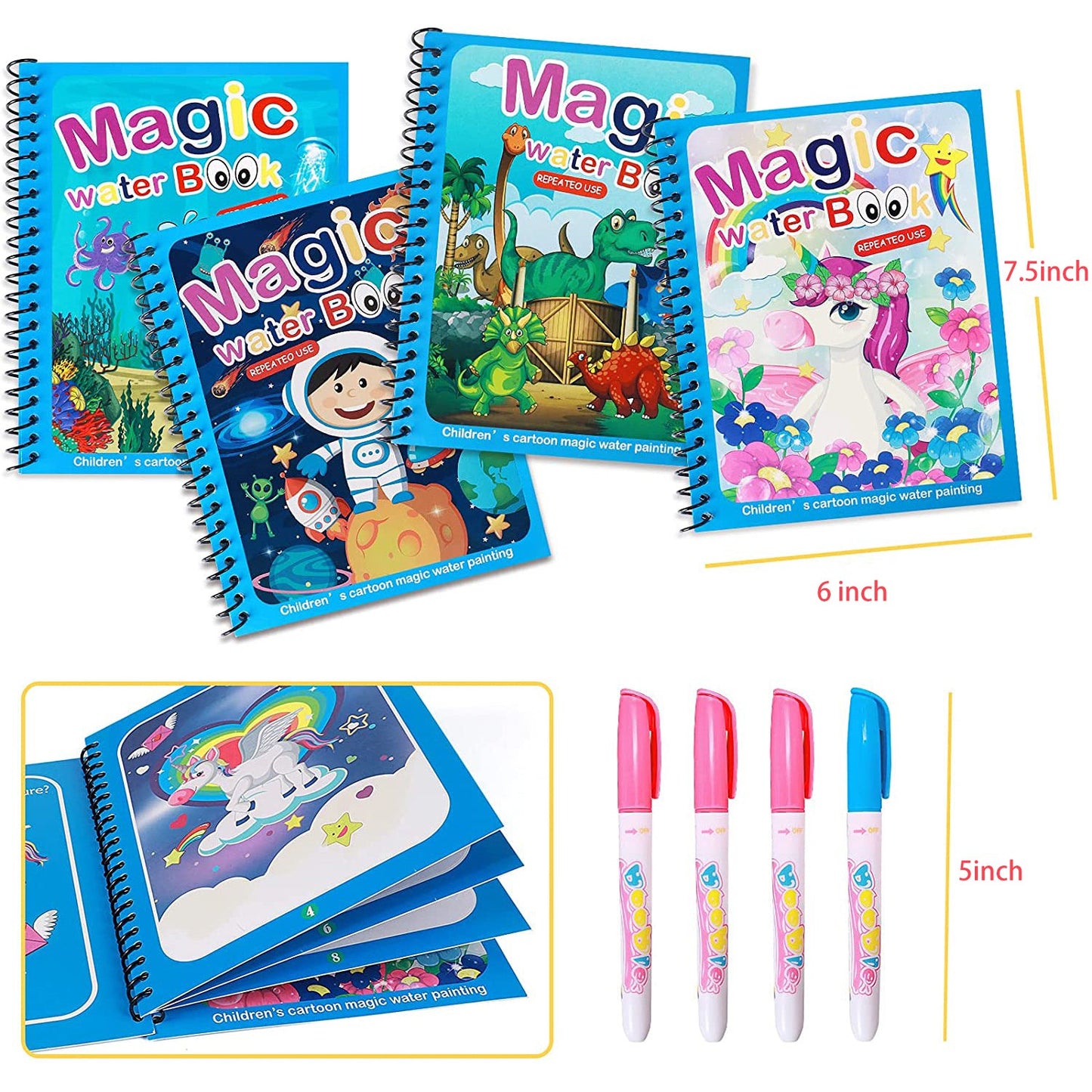 Magical Water Drawing Book