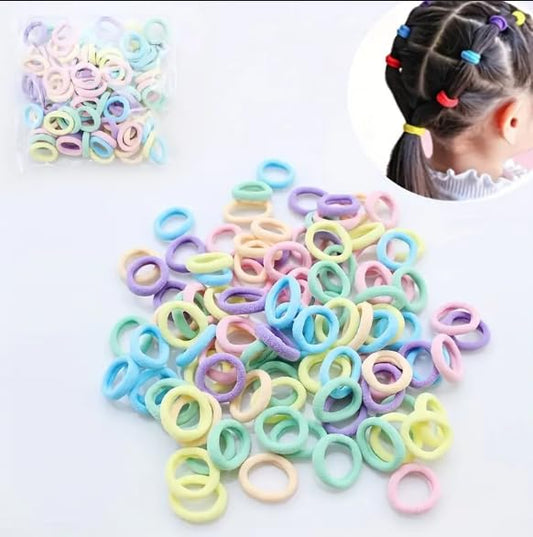 Seamless Cotton Toddler Hair Ties for Girls and Kids