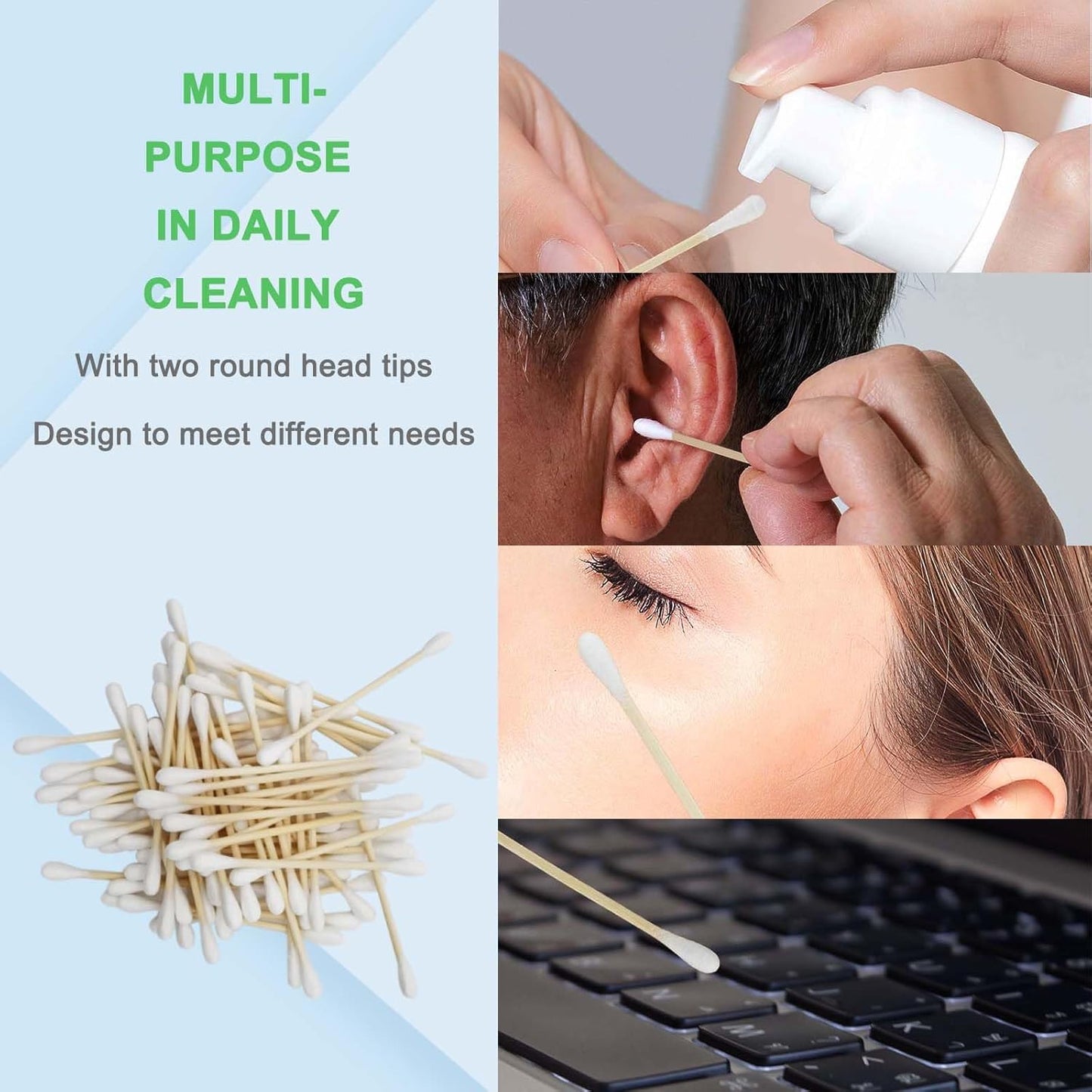 Tulips Cotton Ear Buds