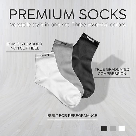 Teamex Premium Athletic Sneaker Length Socks