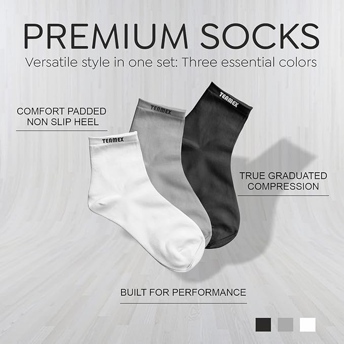 Teamex Premium Athletic Sneaker Length Socks