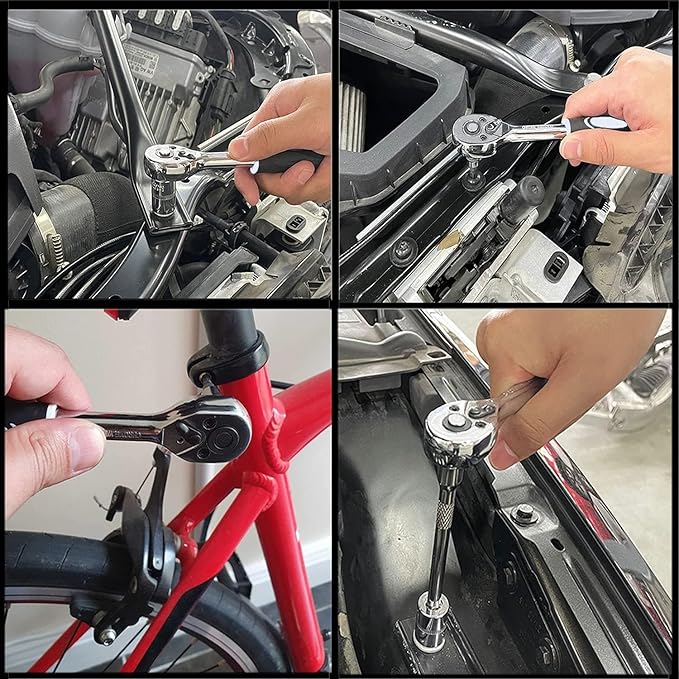 Combination Repair Tool Kit (Red, 46 pcs)