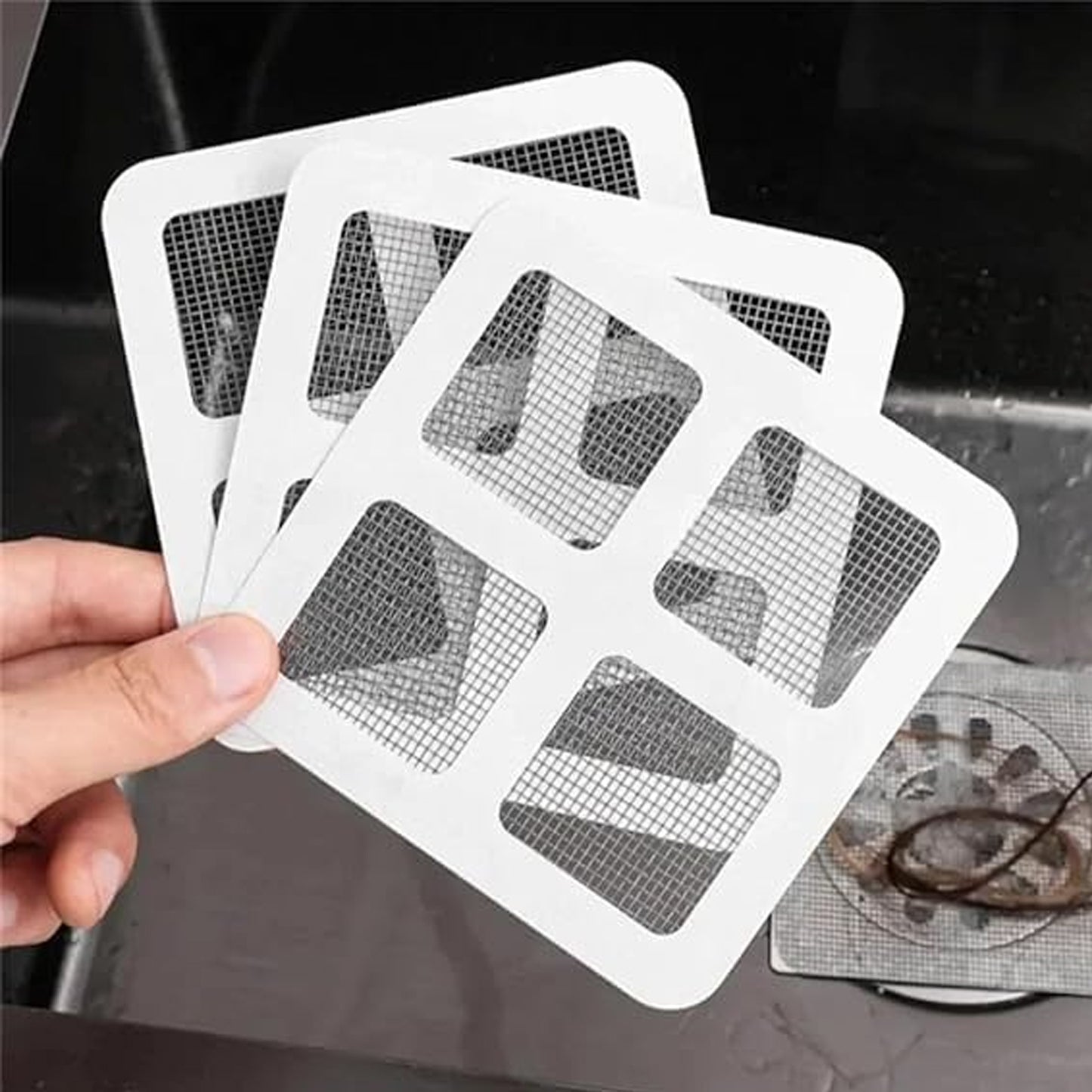 Window Screen Mesh Hole Repair Patch (10×10 CM / 10 Pcs Set)