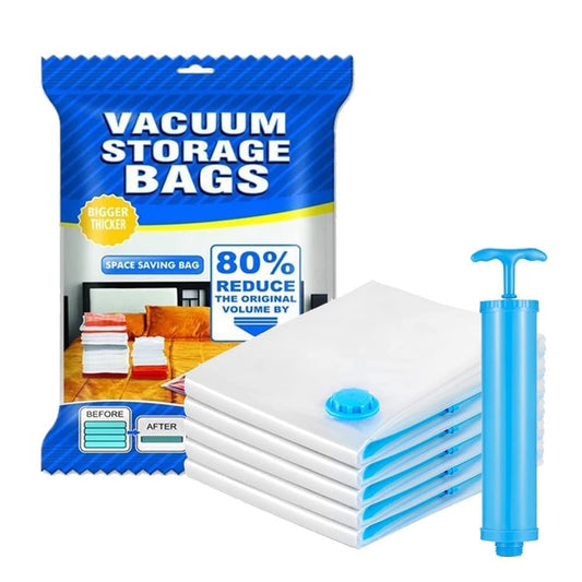 Vacum Storage Bags with Hand Pump (Pack of 5)