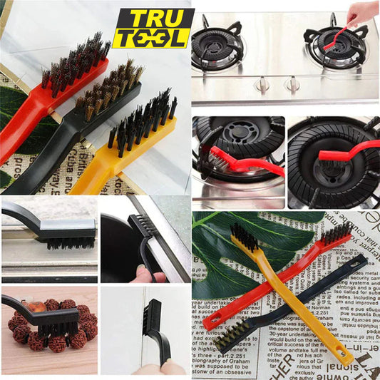 TruTool Mini Wire Brush Set of 3pc
