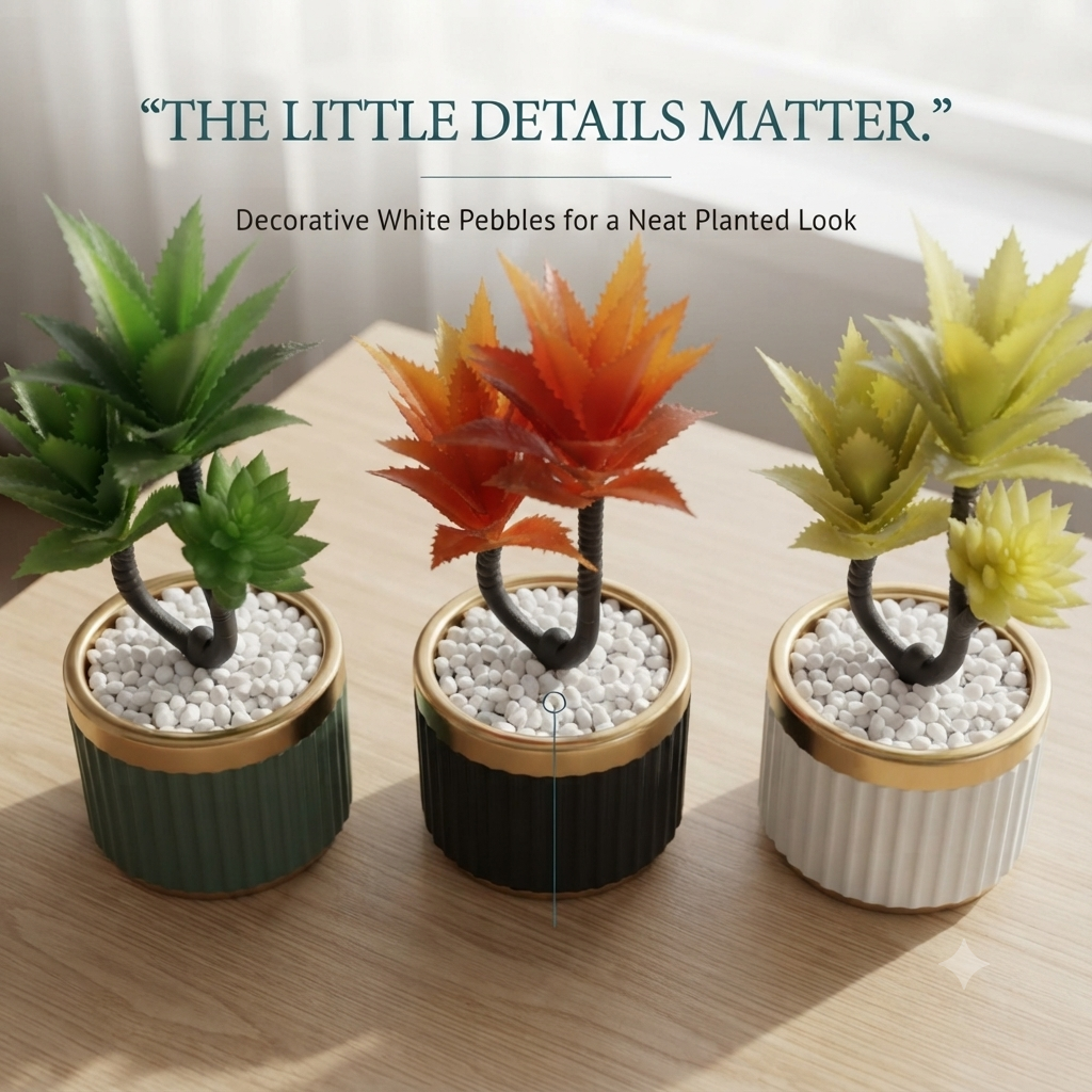 Artificial Aloe & Succulent Potted Plants Mix (Pack Of 1)