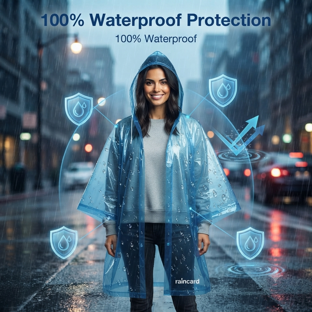 Emergency Waterproof Raincoat Pouch 🌧️