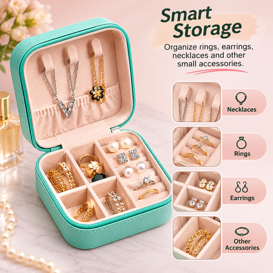 Mini Jewelry Organizer Box 🎁