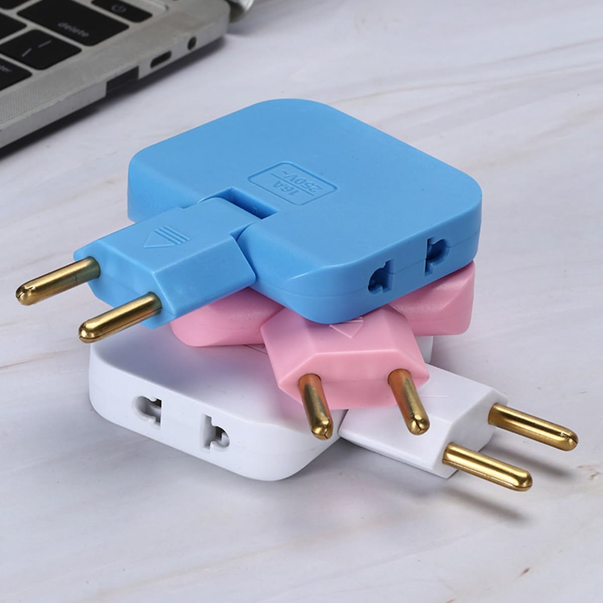 Wireless 3-in-1 Foldable Wall Plug Adapter ๐