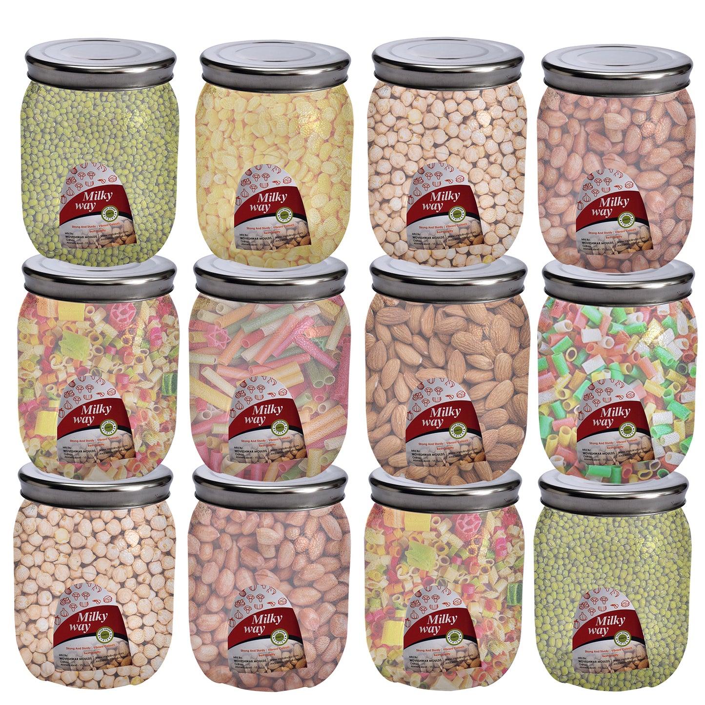 Milky Way Pet Transparent Jar 1500 Ml