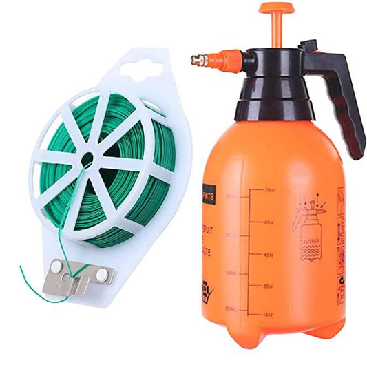 Garden Pressure Spray Pump With Twist Ties - TruVeli