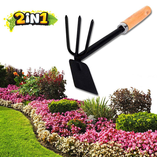 2 in 1 Multi Purpose Hoe and Cultivator - TruVeli