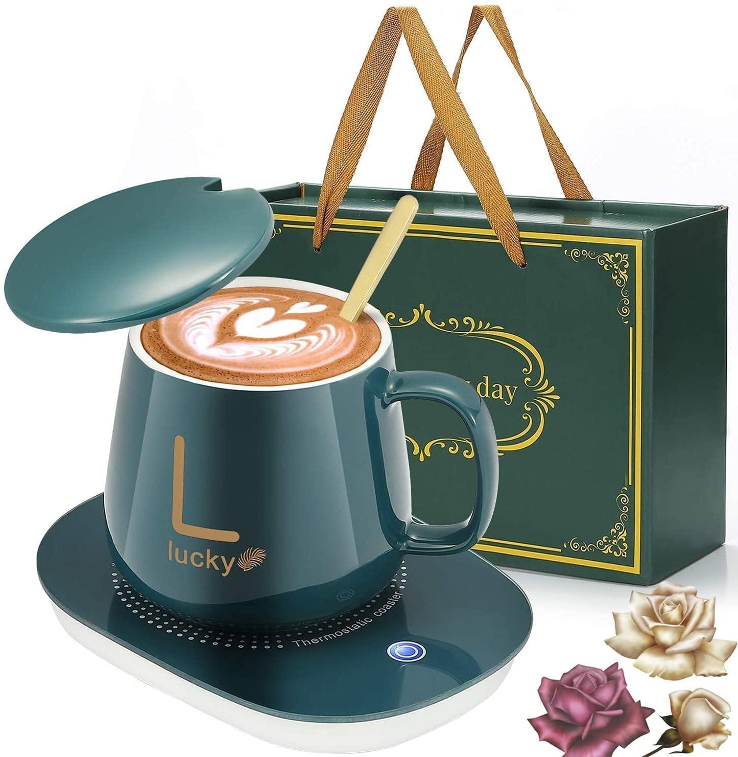 Smart Coffee Mug Warmer with Automatic Shut Off for Home and Office - TruVeli
