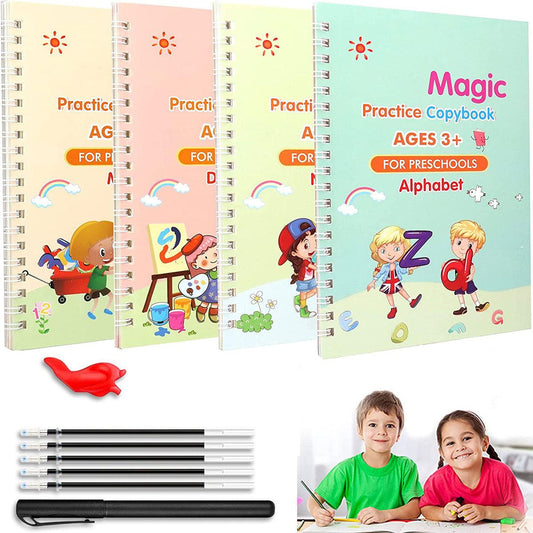Magic Practice Copybook For Kids Set of 4 - TruVeli