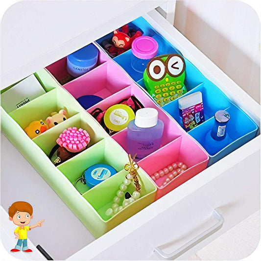 Plastic Storage Drawer Organizer Pack of 2