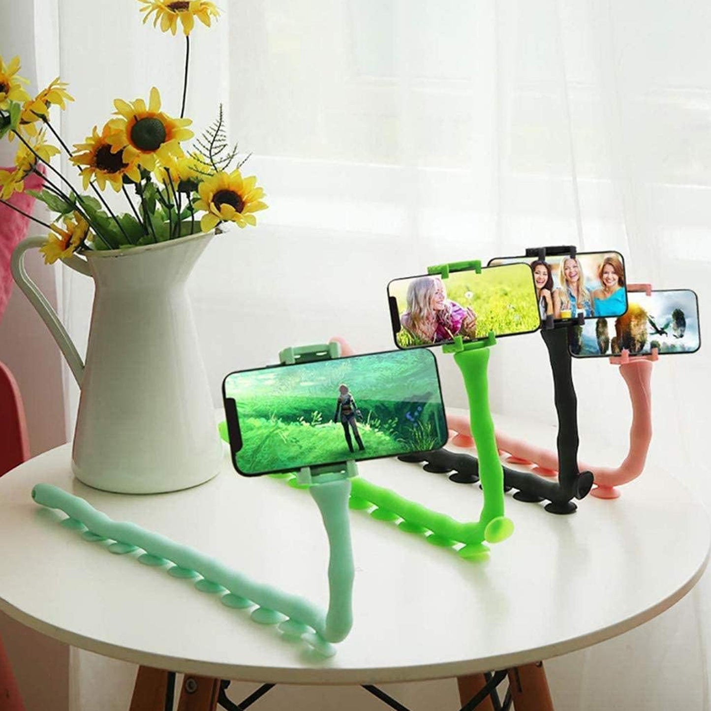 Cute Worm Snake Mobile Phone holder Stand