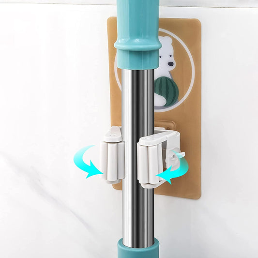 2 PCS Broom Holder Wall Mount