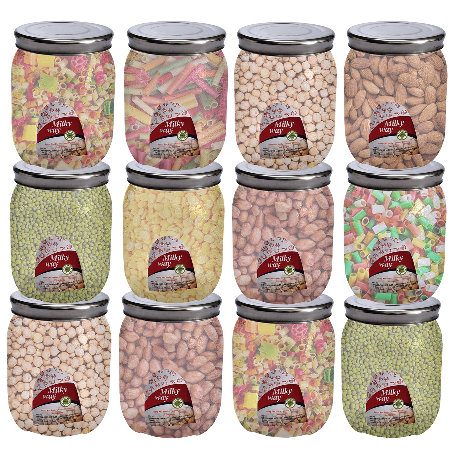 Milky Way Pet Transparent Jar 2000 Ml