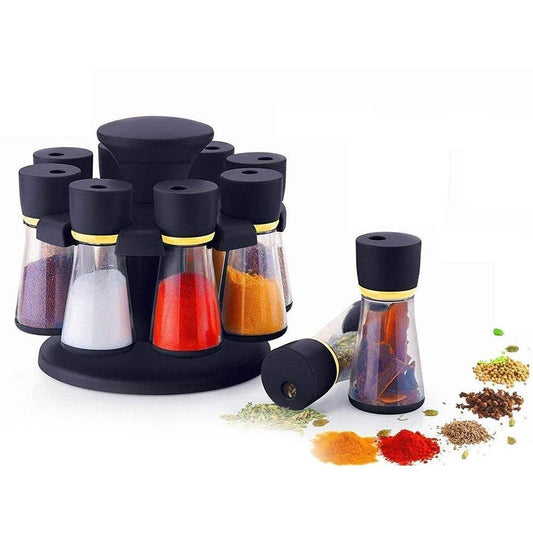 Revolving Spice Rack Set 8pcs - TruVeli