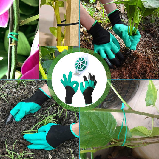Garden Genie Gloves with Twist Ties