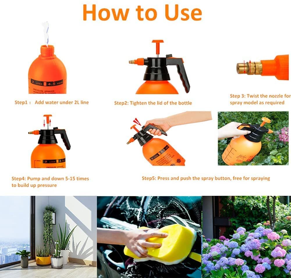 Garden Pressure Spray Pump 2 Litre