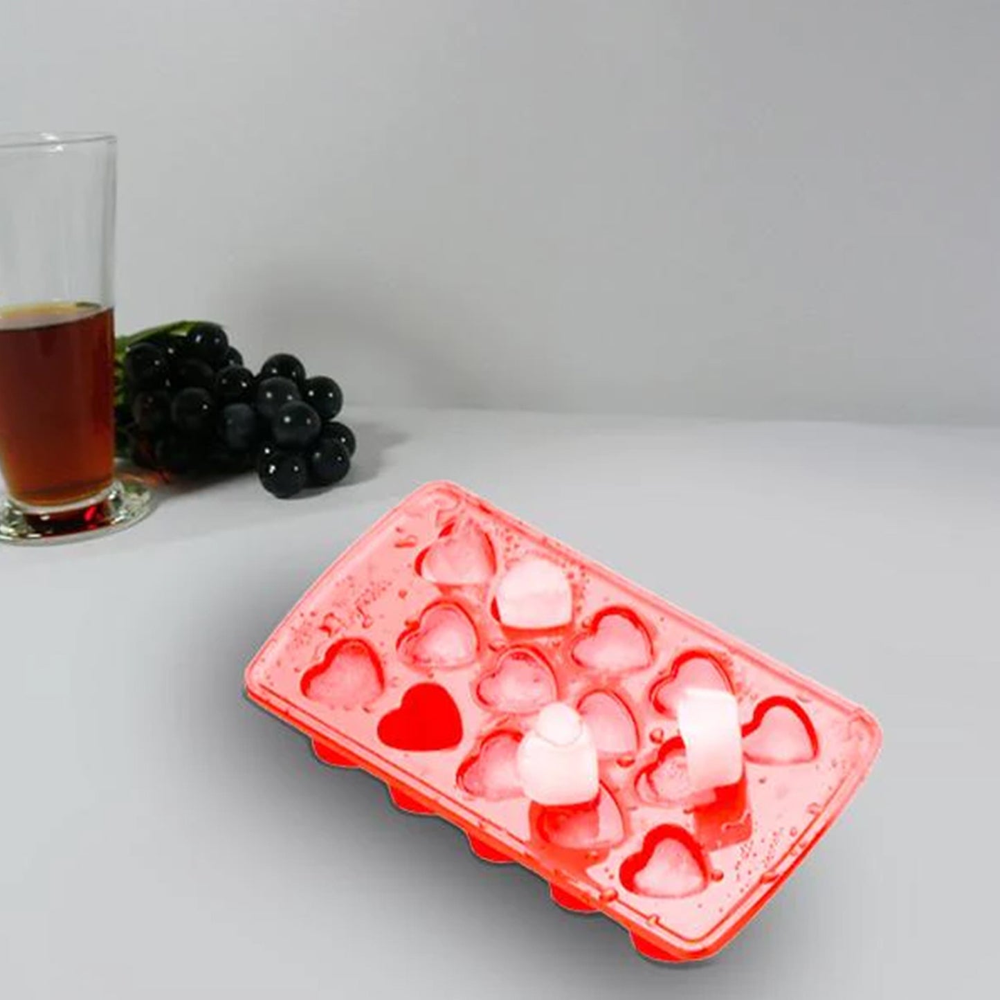 Heart Shape Ice Cube Tray-5 Pic (MultiColor)