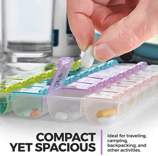 28 day pill organizer 4 times a day - TruVeli