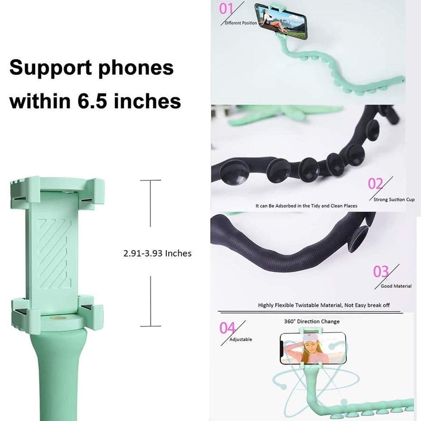 Cute Worm Snake Mobile Phone holder Stand
