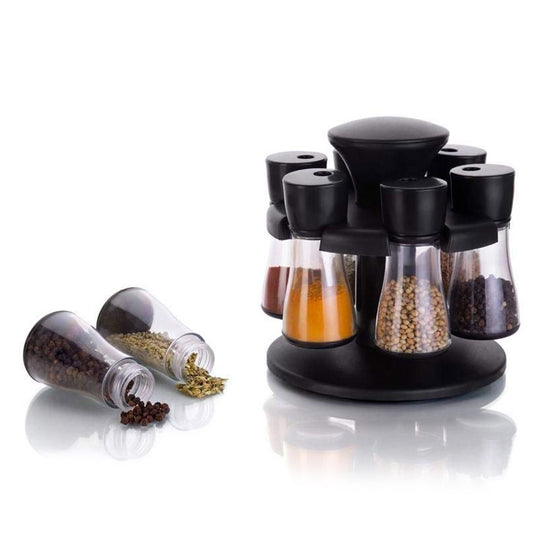 Revolving Spice Rack Set 8pcs