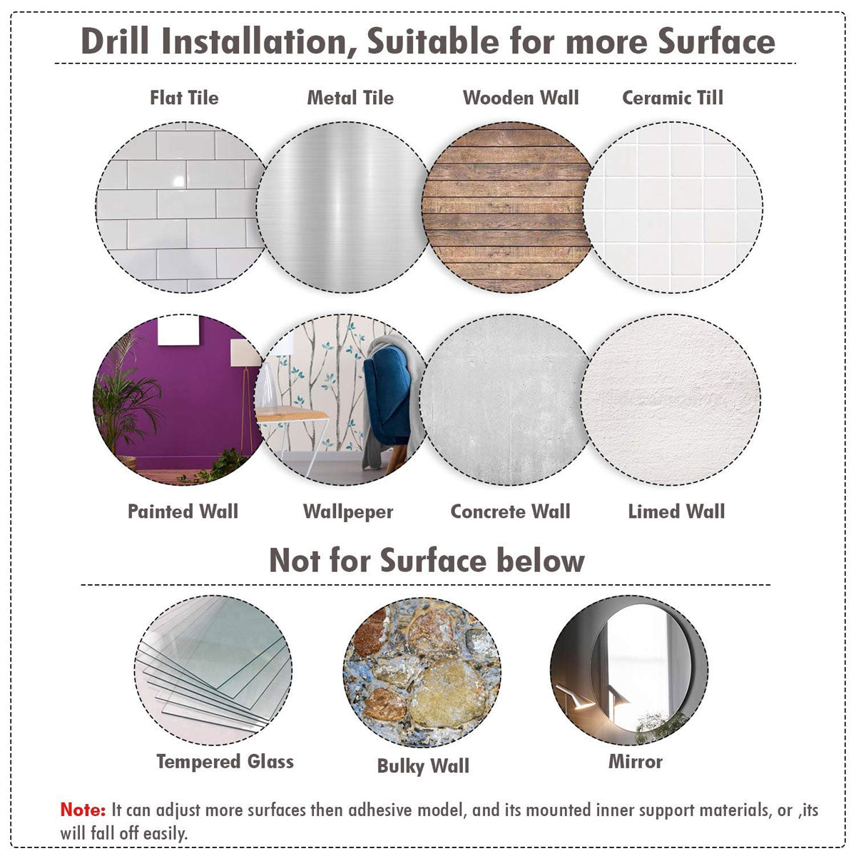 Bathroom Shelf 18 inches
