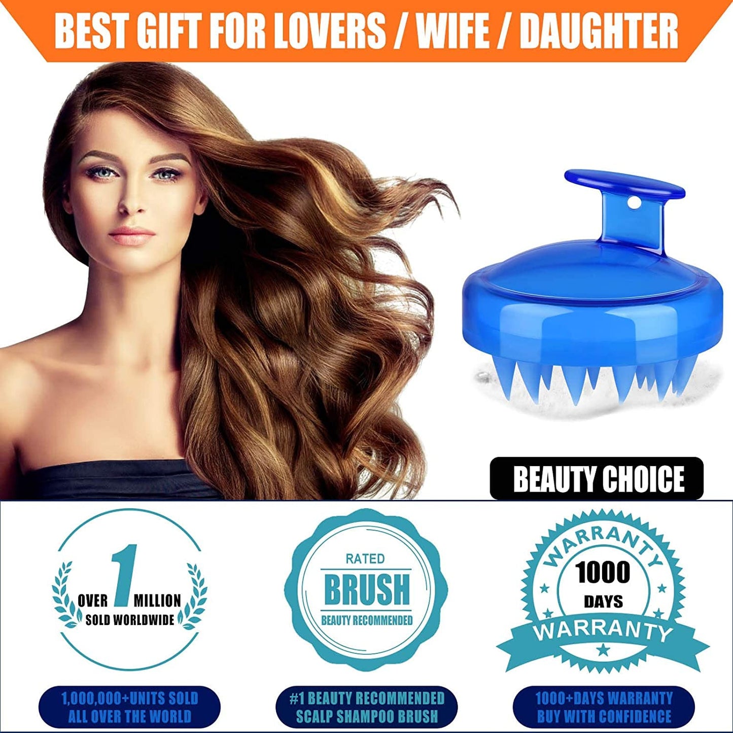 Hair Scalp Scrub Shampoo Brush
