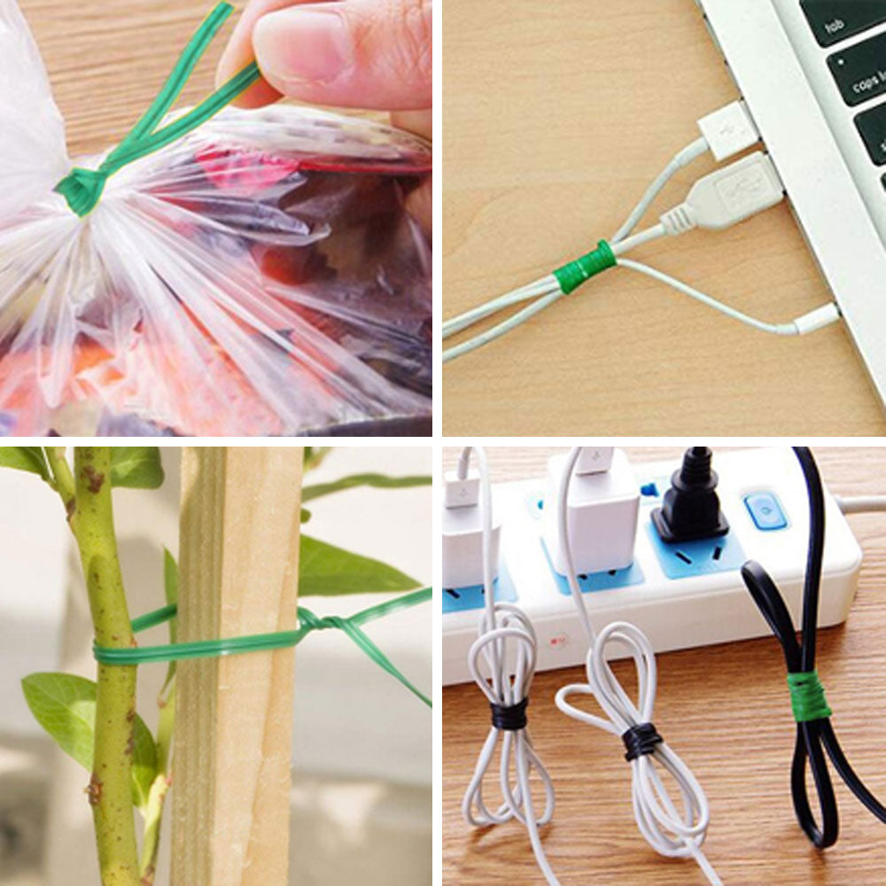 Garden Plant Twist Tie With Cutter