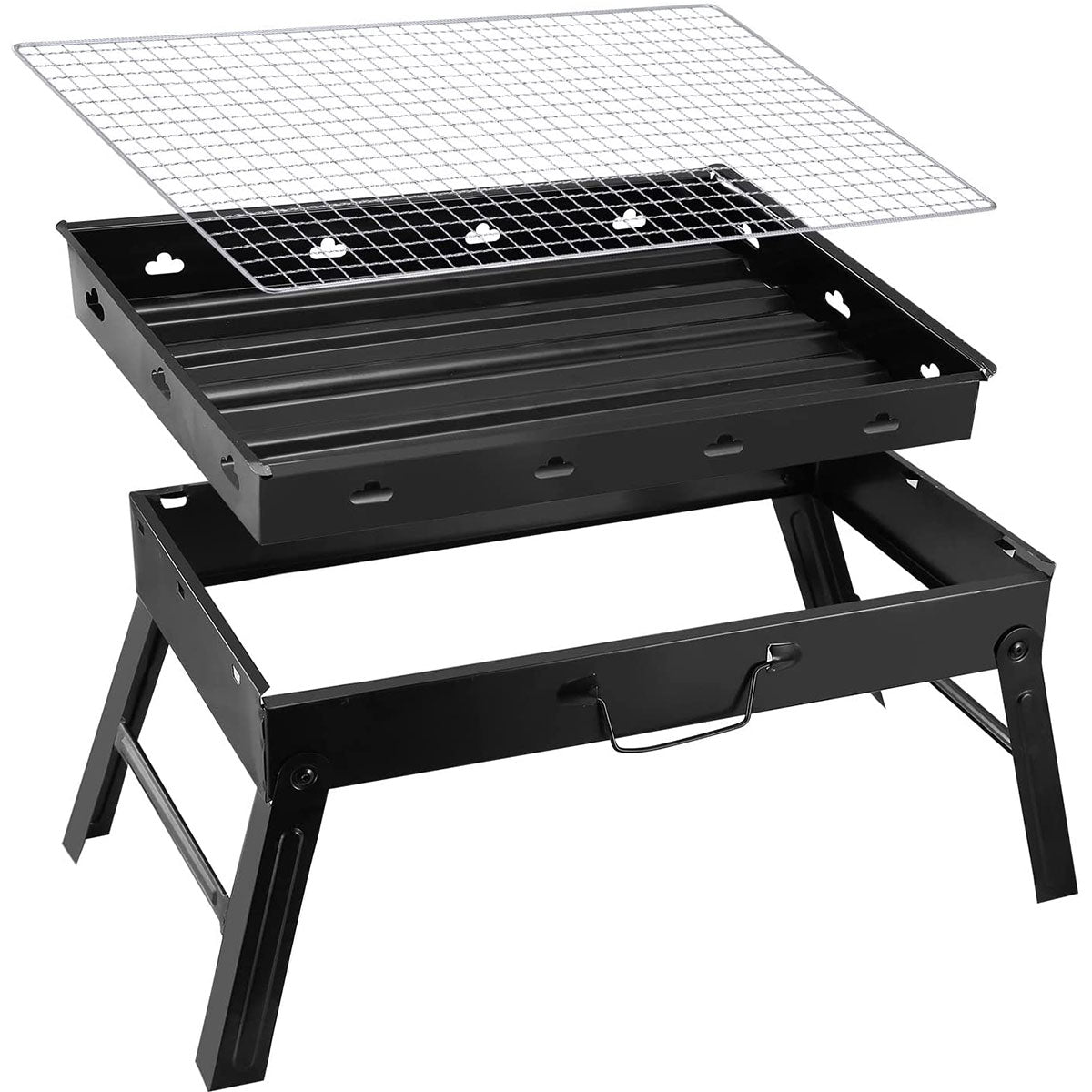 BBQ Small Foldable Barbecue Charcoal Grill