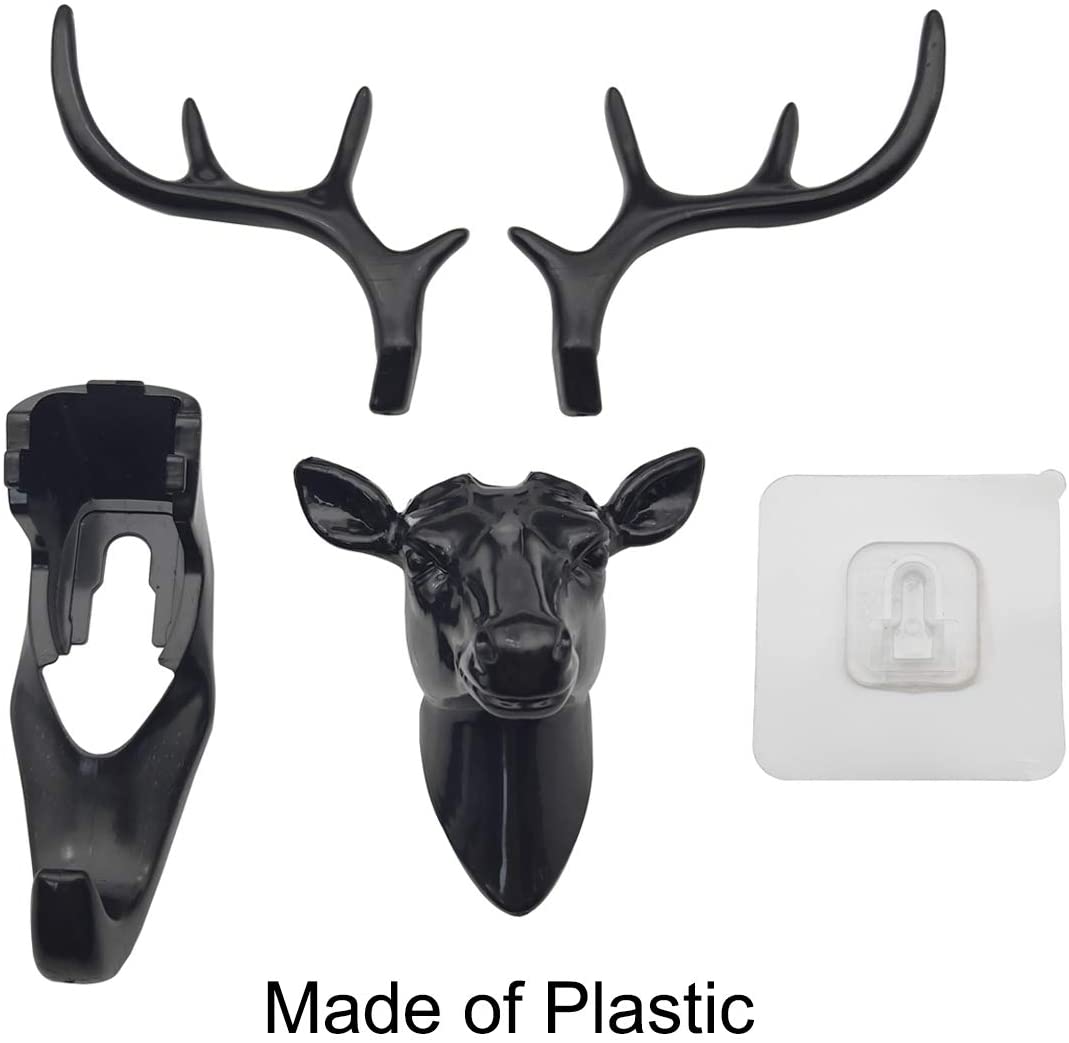 Deer Head Single Wall Hook