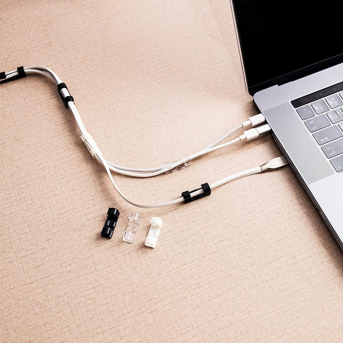 Cable Organizer Strong Adhesive Tape Pack of 20