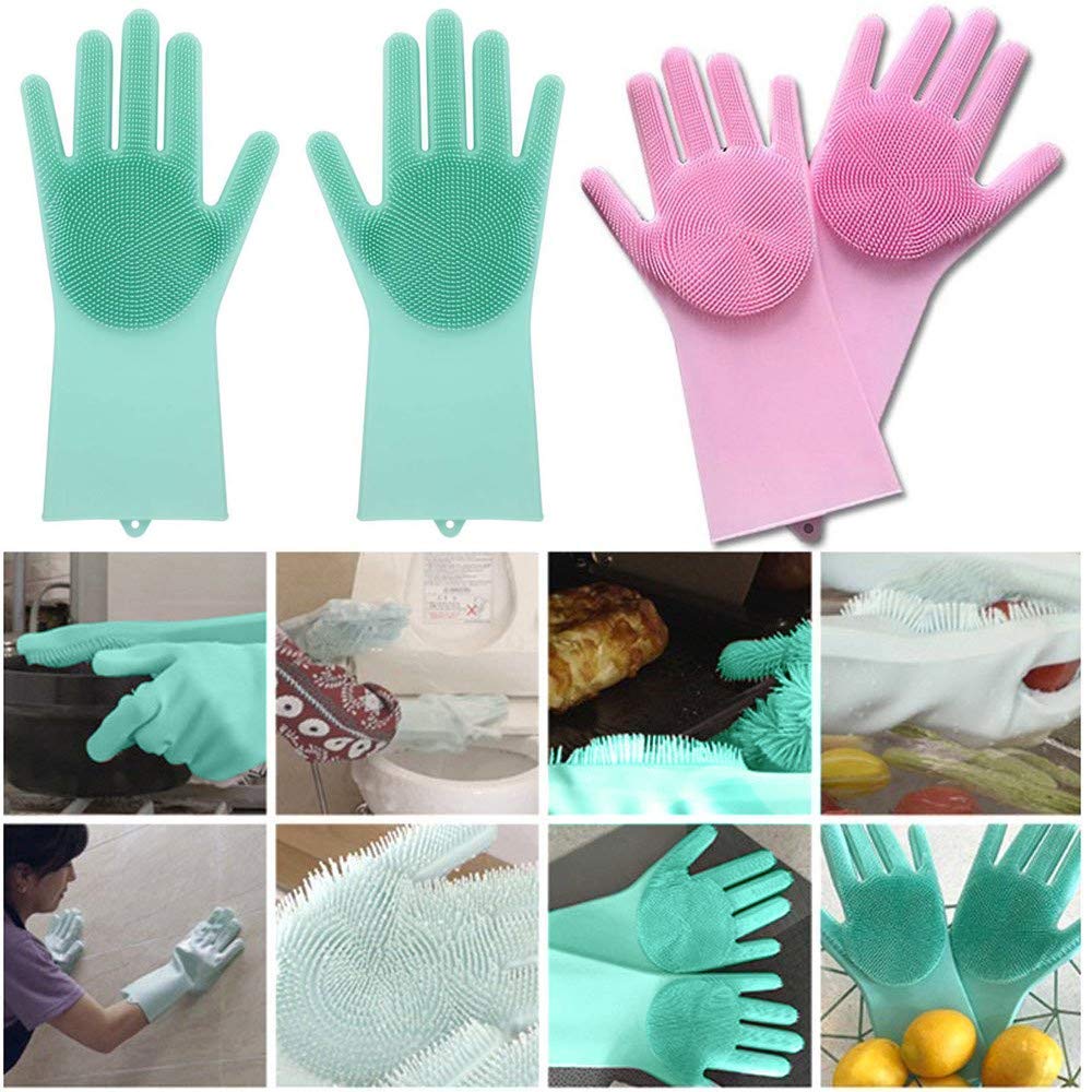 Silicone Scrubber Gloves