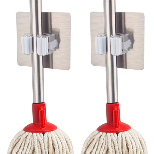 Plastic Broom Holder Pack of 2 - TruVeli