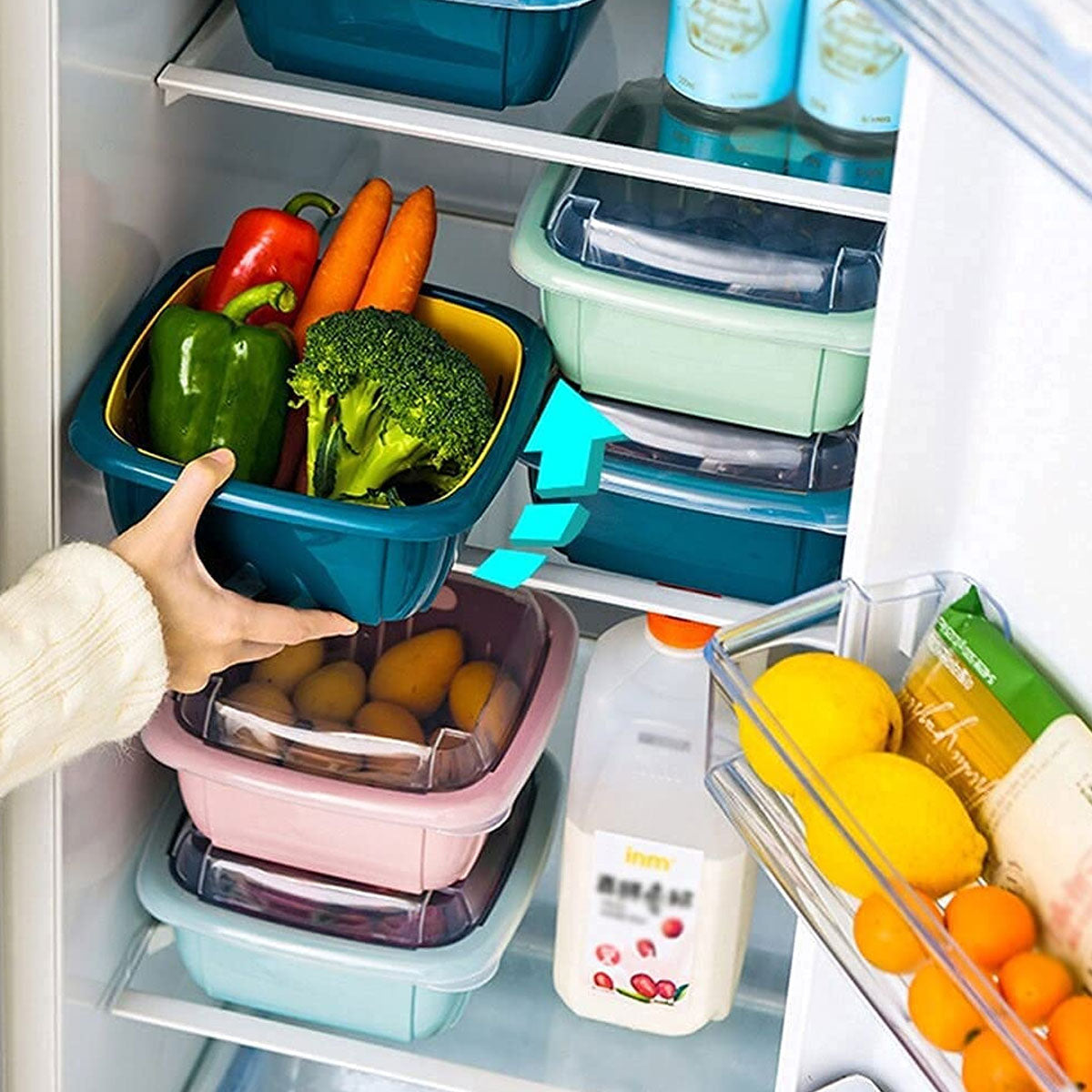 2 in 1 Multi-Function Kitchen Colander