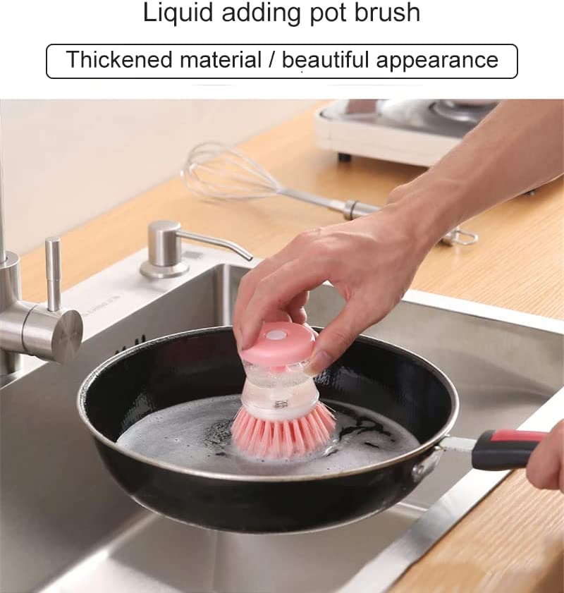 Dish Brush with Soap Dispenser