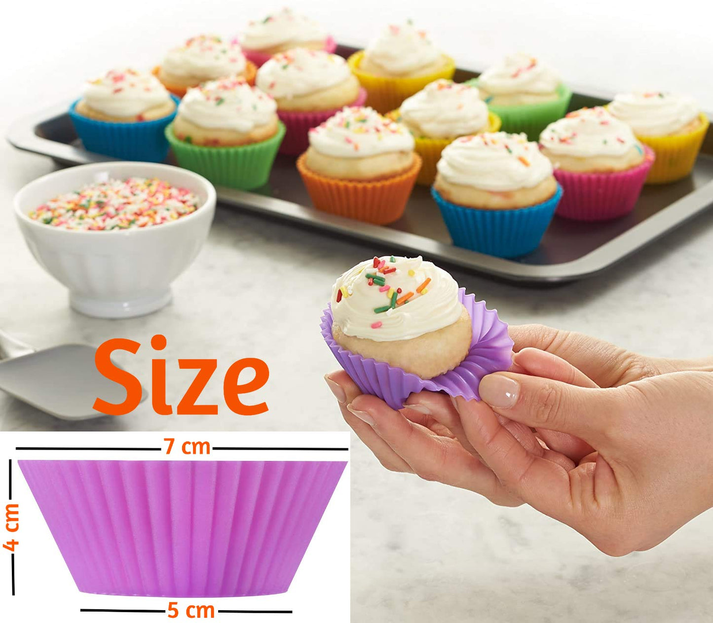 Cupcake Moulds 12 Pieces