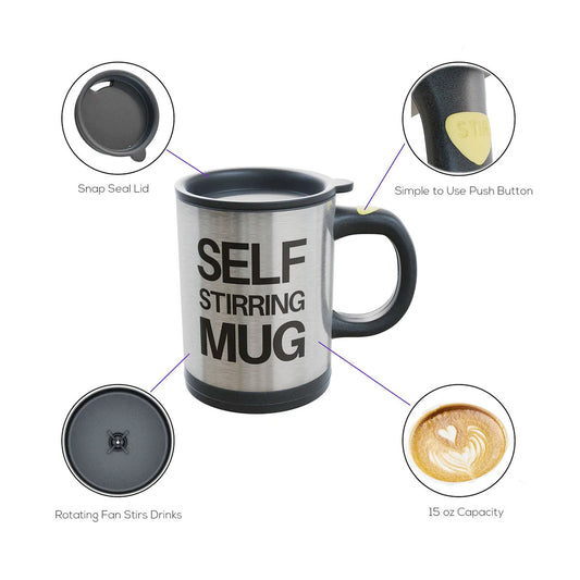 Electric Self Stirring Mug Coffee Cup