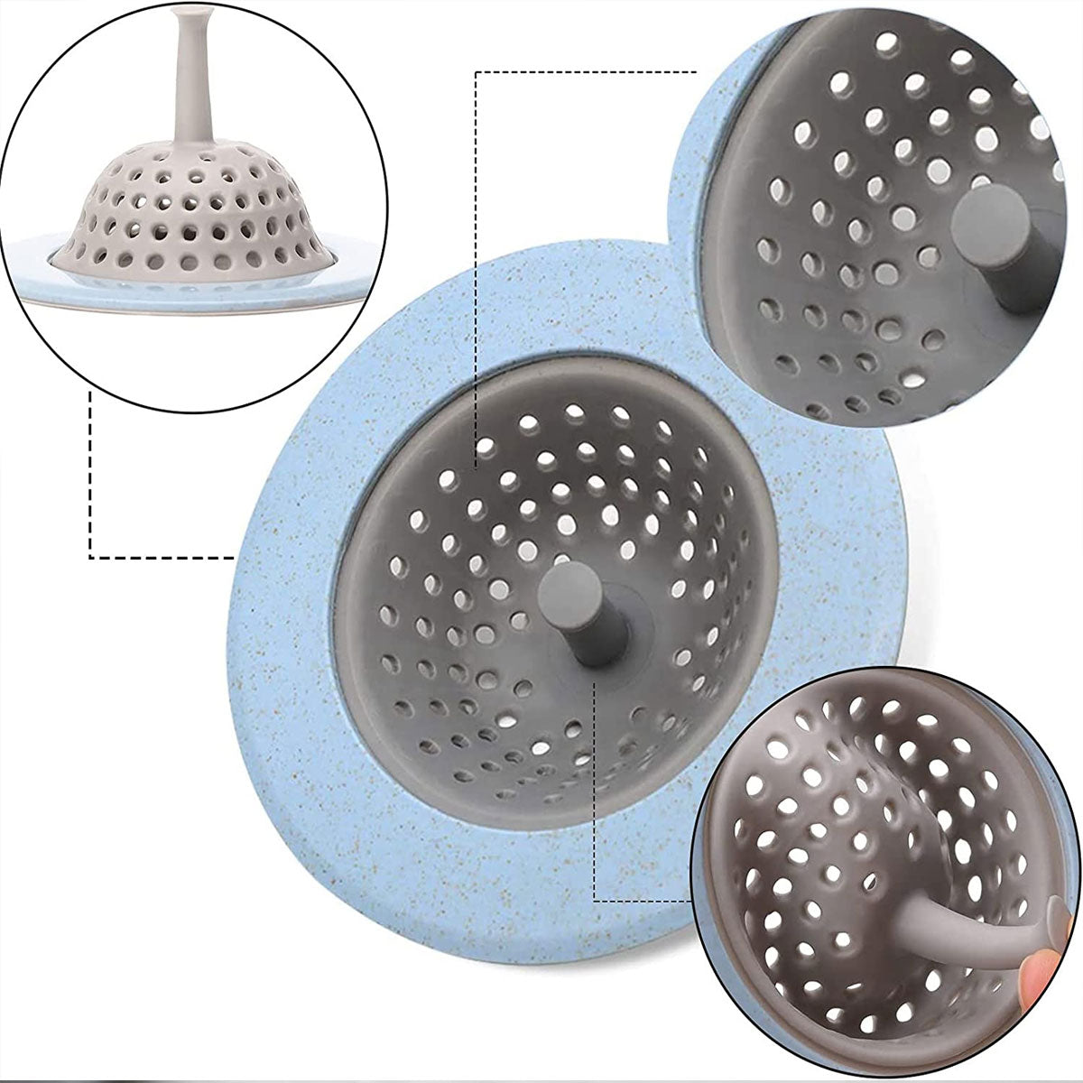 2pcs Sink Drain Strainer