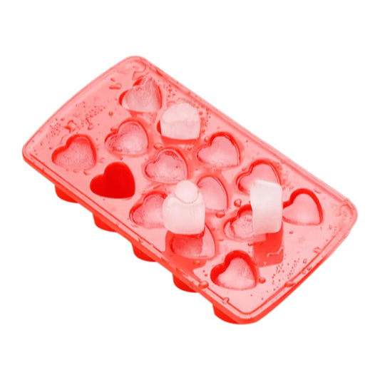 Heart Shape Ice Cube Tray-5 Pic (MultiColor)