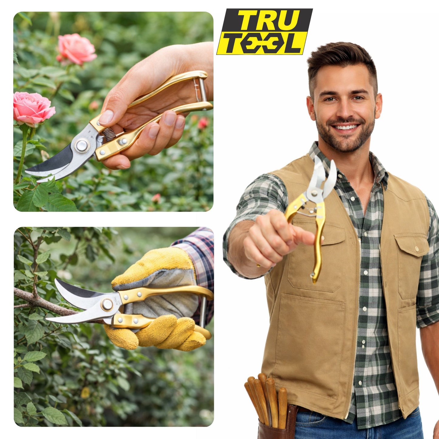TruTool Garden Shears Pruners Scissor