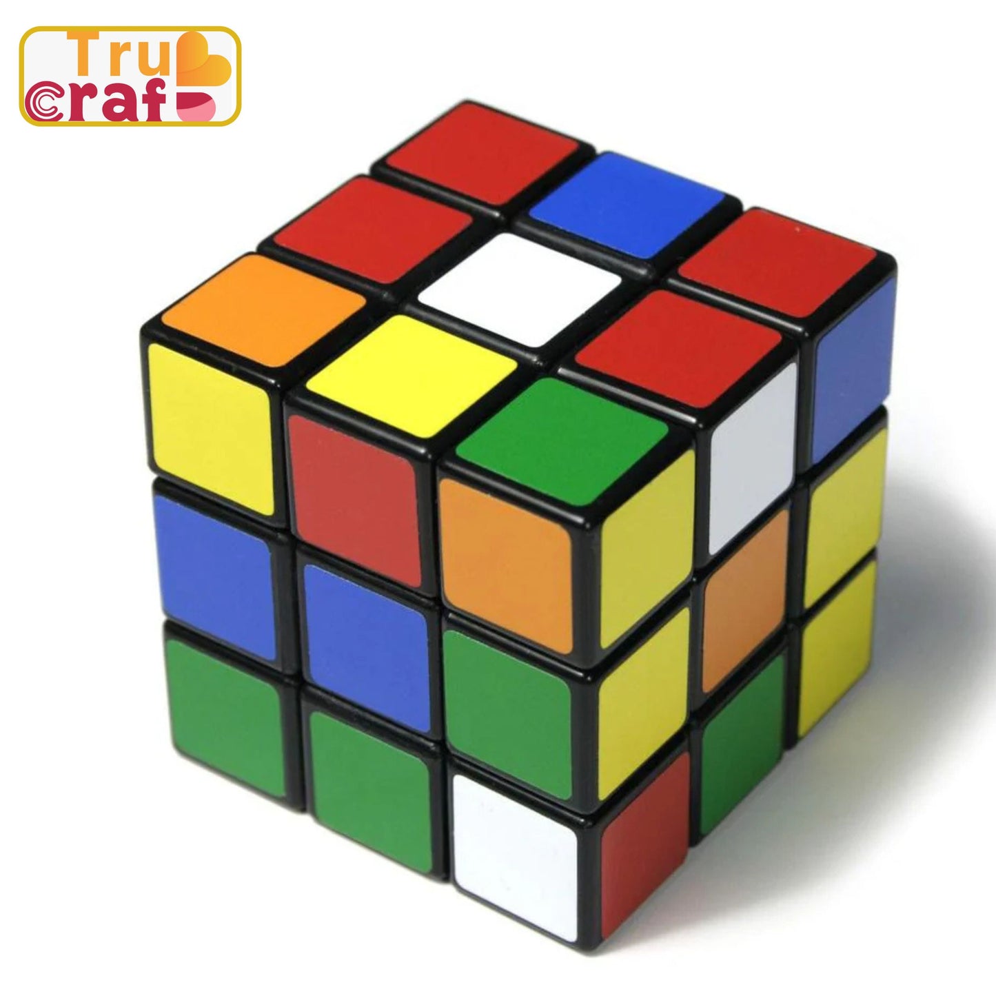 TruCraft 3x3x3 Puzzle Cube Multicolor