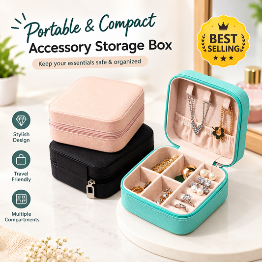 Mini Jewelry Organizer Box 🎁
